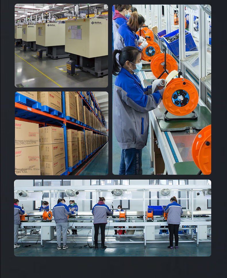 Yelang YLD3032 Mobile Cable Reel, Empty Reel without Wire, 250V, High Power Leakage And Overload Protection, Master Control Switch, Cable Winder, Wire Reel 6