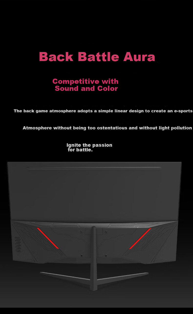 KVL Computer Monitor, 27-Inch, 180Hz, Professional Gaming Display, High-Definition, R1500 Curved, 1ms Response Time, KV27FCV 7