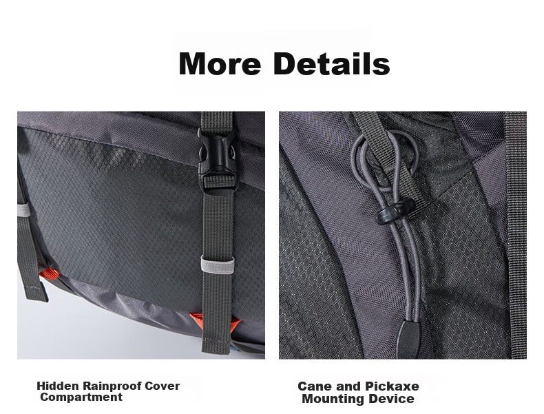 CAMEL Outdoor Lightweight Hiking Backpack, Professional Trekking And Travel Large Capacity Backpack, 174B284725 3