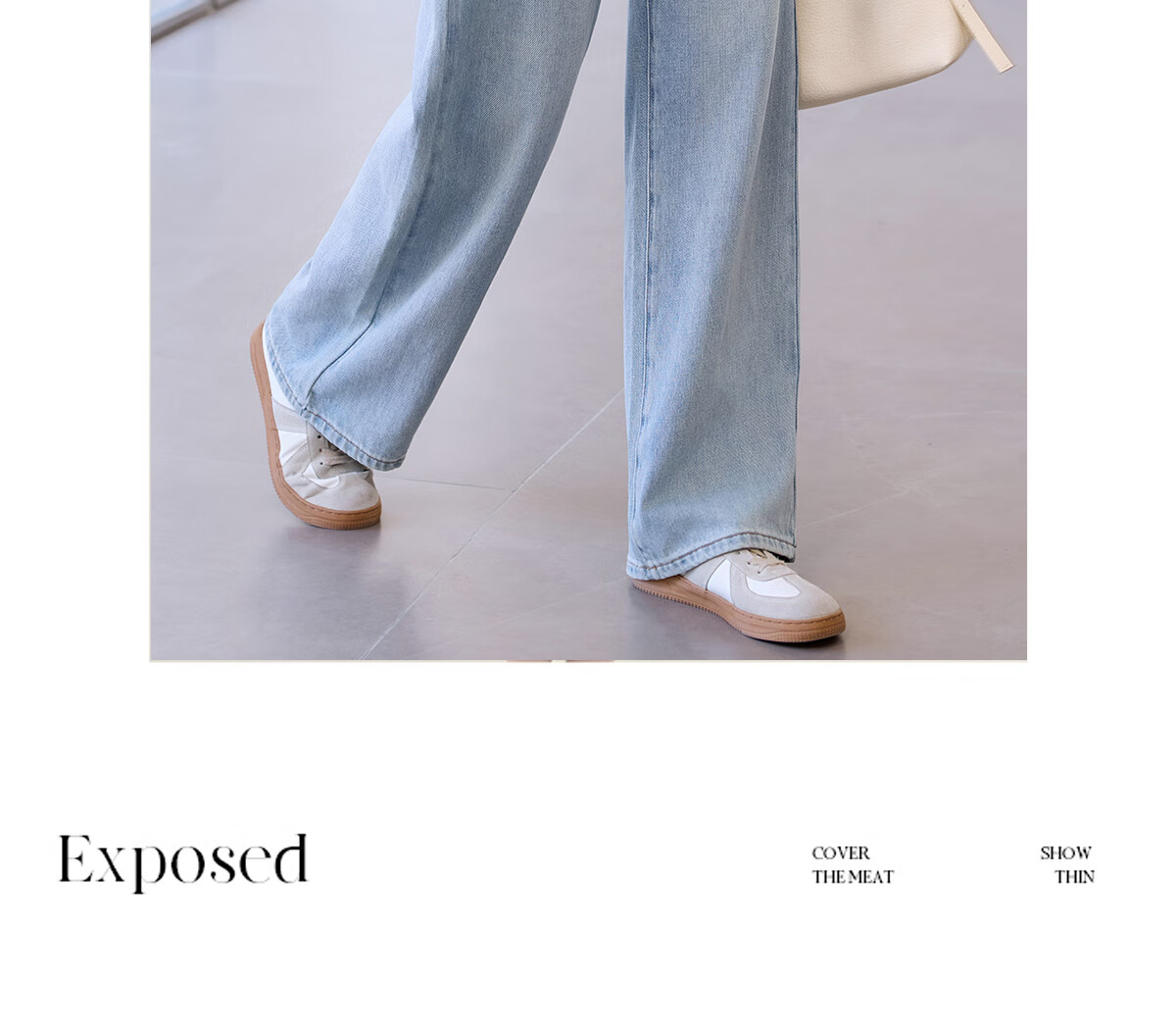 Chushen Spring Autumn Women's Classic Vintage High Waist Straight Loose Slim Casual Denim Jeans S51N057 17