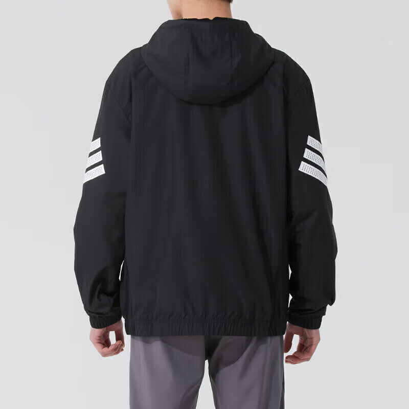 Adidas Men's Training Series GYM+3SWNDBREAK Jacket JM6753 Size 2XL 5
