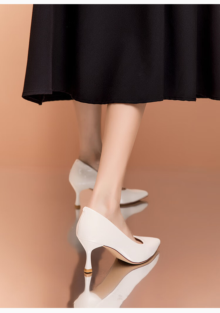 Dusto High Heels for Women, Spring 2026 New Style Commuter Shoes Slip-On Women's Shoes Elegant Thin Heel High Heels 7