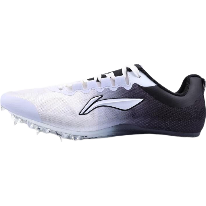 Li-Ning Track Spikes for Men And Women, Full-Length Traction Eight-Spike Shoes for Students' Middle School Exams And Training, Black - Size 40