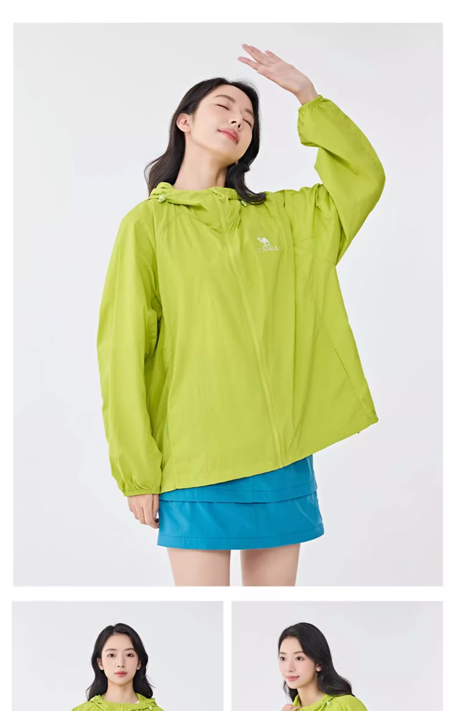 CAMEL 【Muguang C+】Sun Protection Jacket 25 Spring Summer UPF400+ Original Yarn Unisex Cooling Sun Protection Clothing 9001 XL 17
