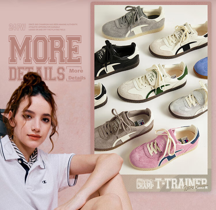 Champion American Champion 2025 New Sneakers for Women And Men, Classic Fashionable Casual Versatile Training Shoes 25FWT12 10