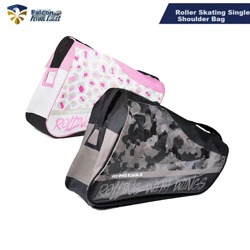 Feiying Children's Roller Skating Protective Gear, Skateboard Bicycle Inline Skates Roller Skates Protective Knee Pads Helmet Hat Roller Skating Bag Set 14