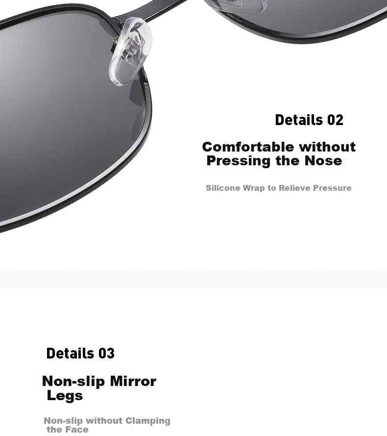 FESETE Driving Glasses, Polarized Sunglasses for Driving Day And Night, Driving Sunglasses for Back-To And Father's Day 12