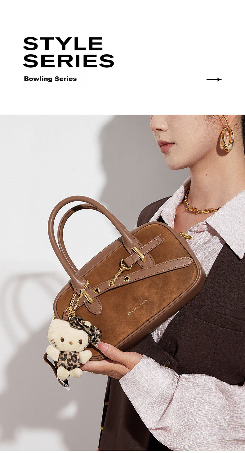 Cnoles Bowling Bag, 2026 New High-End Niche Style, Crossbody And Handheld Bag, Premium Brand Women's Purse 1