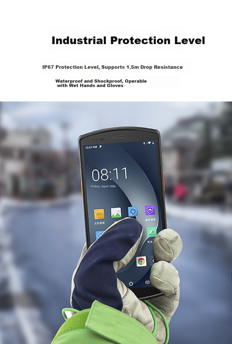 UROVO DT50X Handheld Data Terminal, Android PDA, ERP Collector, Industrial Smartphone, Inventory Counter, Wireless Scanner 7