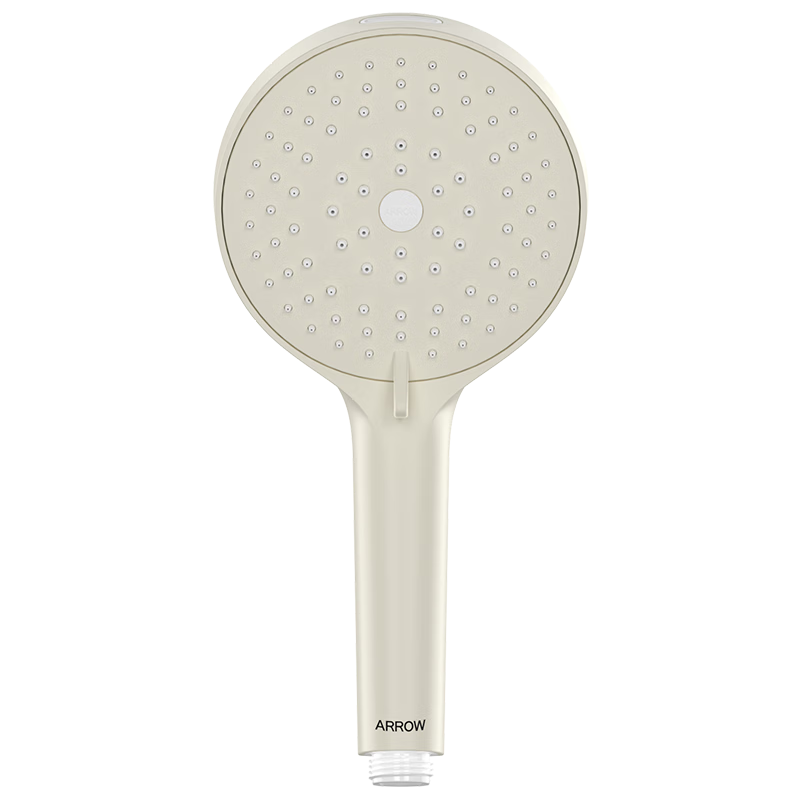 ARROW Shower Head, Cream White, Multi-Functional, High-Pressure, Handheld Shower Sprayer, Back Spray Handheld