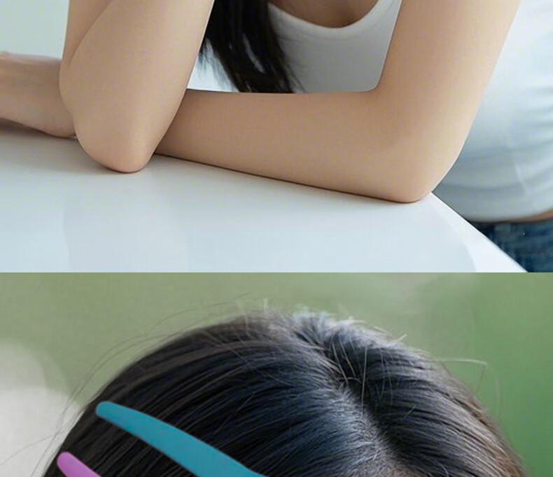 Jianyingshu Matte Hair Clips for Bangs, 10-Pack, Solid Color Minimalist Hair Clips for Women, Makeup and Bang Clips 8
