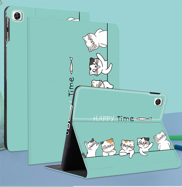 Shihan Compatible with Huawei Enjoy 2/Honor 7 Tablet Matepad SE 10.1-Inch Protective Case, Slim Shockproof Student Online Class Smart Sleep Support Adjustable Cartoon Creative Desig 4