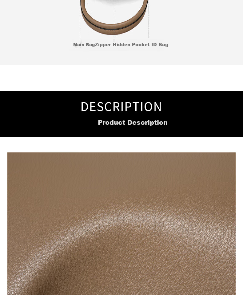 C.BANNER Leather Handbag, Women's Bag, Tote Bag, Large Capacity, Shoulder Crossbody, High-End Birthday Mother's Day Gift, Practical Present for Mom 4