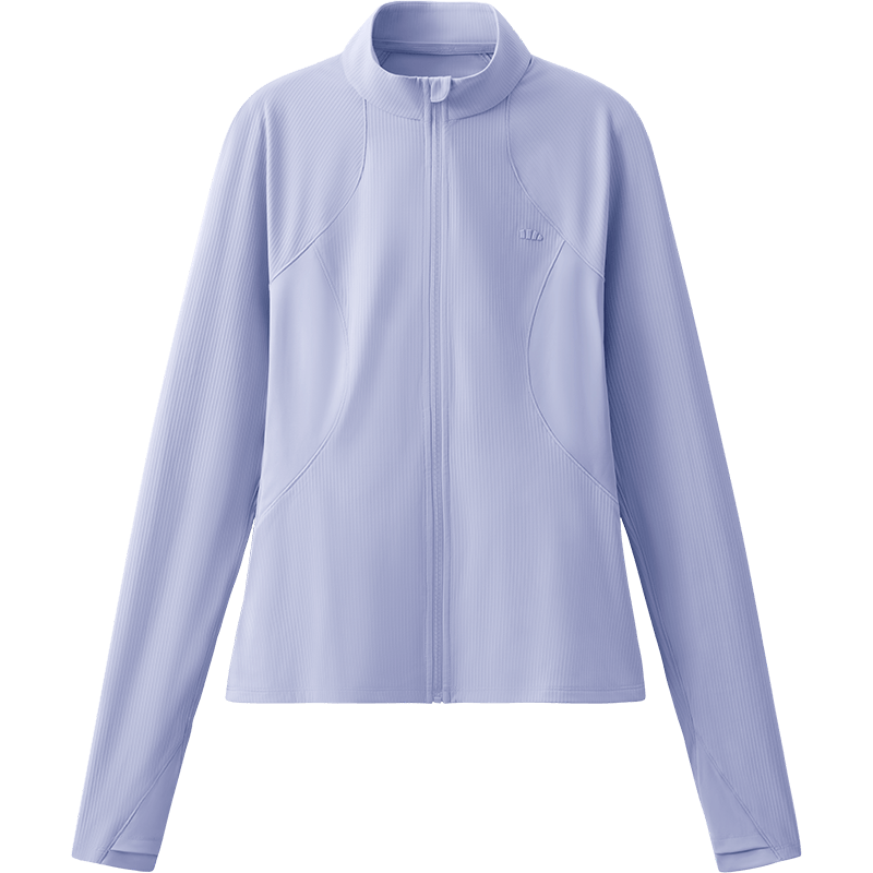 Beneunder Women's Spring And Summer Jacket, Sun Protection Clothing, Slim Fit Stand Collar, High Elasticity Sports Outdoor DS837 Misty Purple M