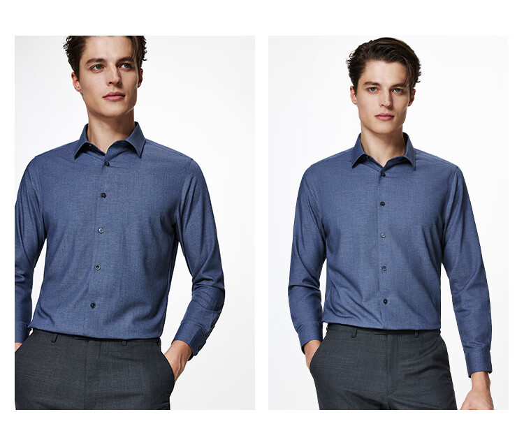 Judger [Linen Breathable] Men's Shirt, Long Sleeve, Spring And Autumn, High-End Feel, Lightweight, Breathable, Skin-Friendly, Soft, Crisp, Smooth Dress Shirt 6