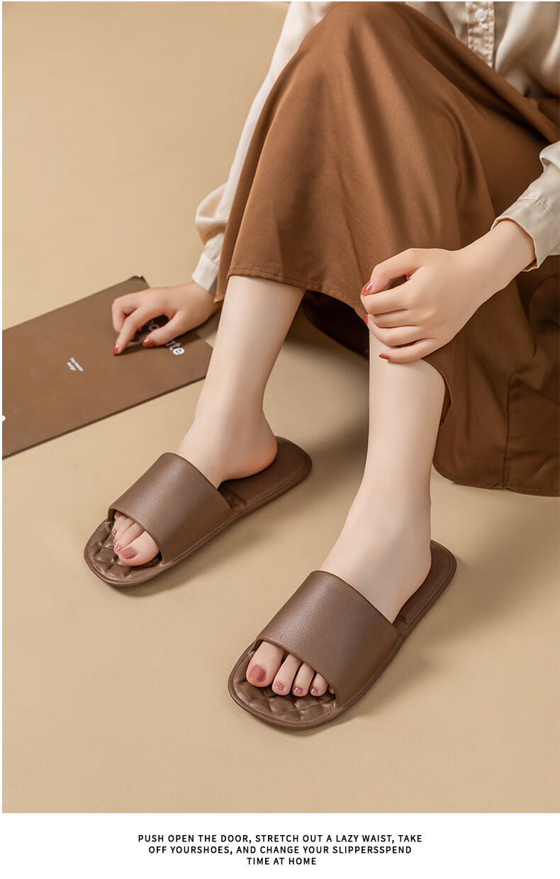 GUOLUOFEI Portable Folding Slippers for Travel, Couples, Outdoor Use, Summer, Bathroom, Shower Room, Indoor Sandals, White, Size M 20