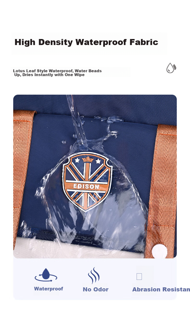 Edison Elementary School Tutoring Bag, Single Shoulder Crossbody Bag, Tutoring Bag, Handheld Art File Bag BX09-1 Royal Blue 11