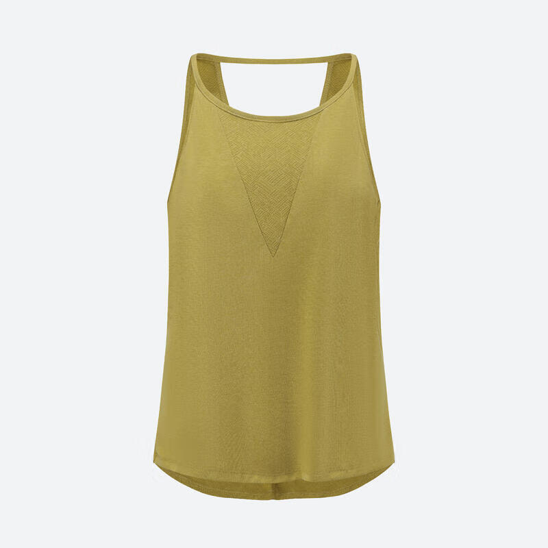 DECATHLON Women's Tank Top, Spring And Summer Cotton Loose-Fitting Outdoor Hiking Fitness Running Sports T-Shirt-5455490 2