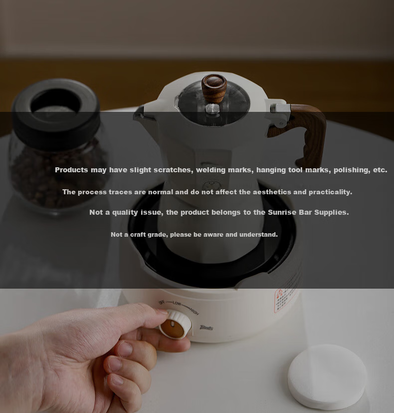 Bincoo Dual-Valve Moka Pot, Multi-Serving Household Small Espresso Maker, Italian Coffee Machine, Coffee Brewing Equipment 14