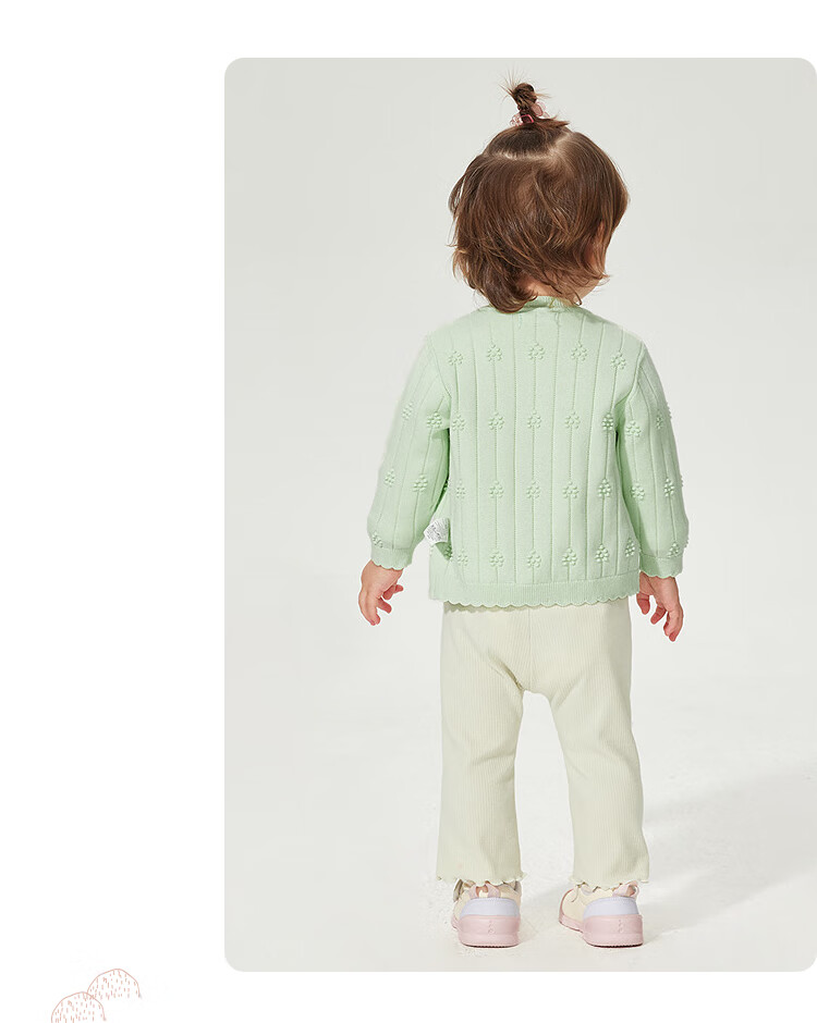 Balabala Kids Sweater Knitwear 2025 New Spring Boys Cardigan Cute [Mall Same Style] 200125103101 12