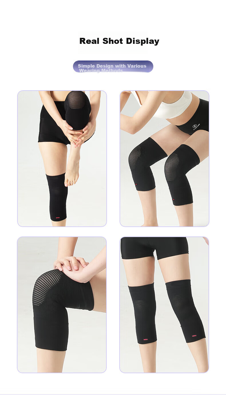 AURBOSHI Japanese Imported Professional Breathable Sports Knee Brace for Meniscus Injury, Basketball, Running, Hiking, Suitable for Men And Wome 11
