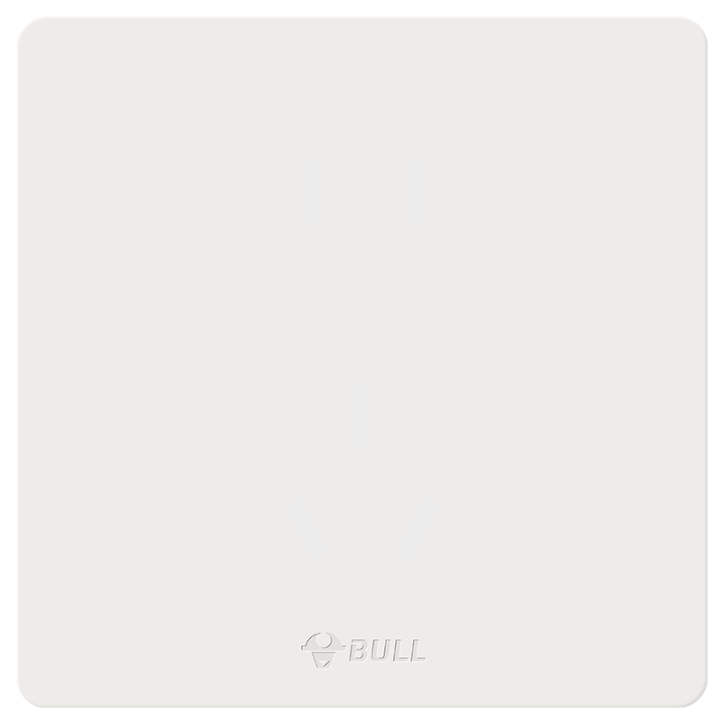 BULL Switch Socket G12 Skin-feel Matte Cream Style Splash-proof Box Panel White 86 Type G12B101 Beige White