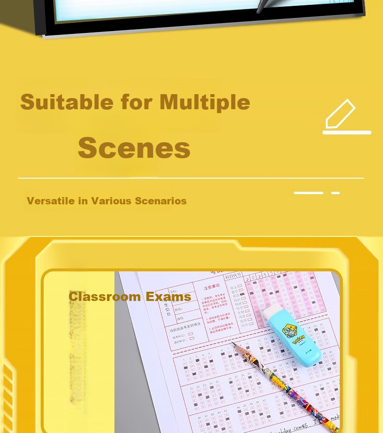 M&G Stationery HB Pencils, 12 Pieces, Pokemon Hexagonal Wooden Shaft with Eraser Tip, Random Styles, Student Summer Vacation Handwriting Practice Wooden Pencils QWP308E0 7