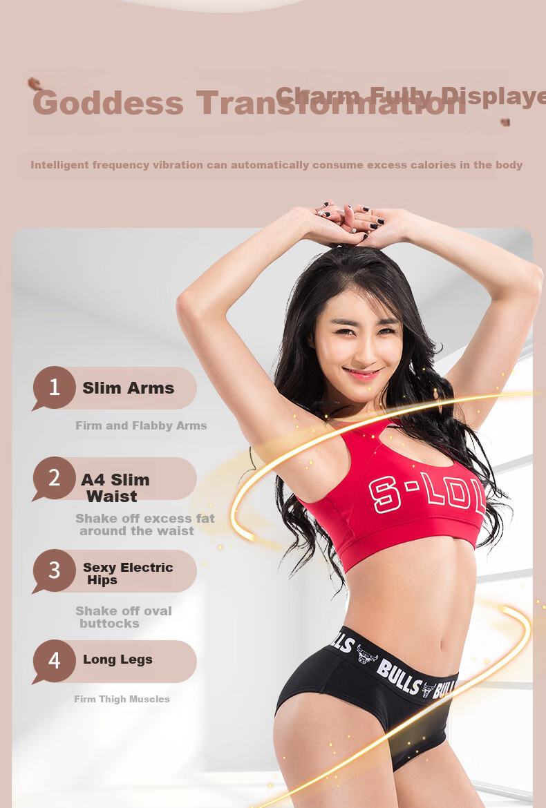 Suncao SC-FM56 Fat-Burning Machine, Lazy Shaker Machine for Home Use, Body-Shaping Machine, Shaking Weight Loss Device, Vibrating Exercise Fitness Equipment 4