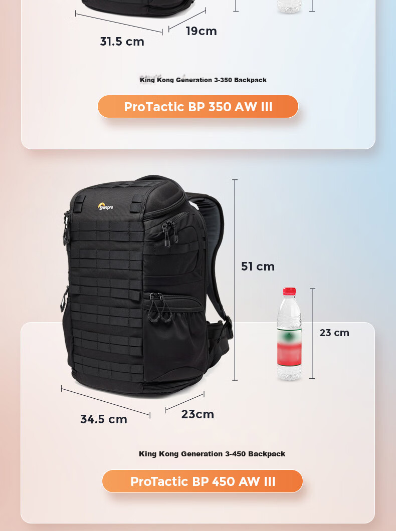 LOWEPRO Le She Bao Jingang San Dai ProTactic BP 350 AW III, Suitable for Mirrorless And DSLR Cameras, Photography Backpack, LP37505-PWW 4