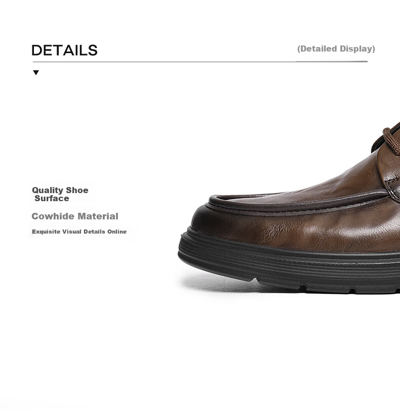 RED DRAGONFLY Casual Leather Shoes, Autumn Slip-On Two-Way Business Men's Shoes, Soft-Soled Shoes WTA15084, Black, Size 41 7