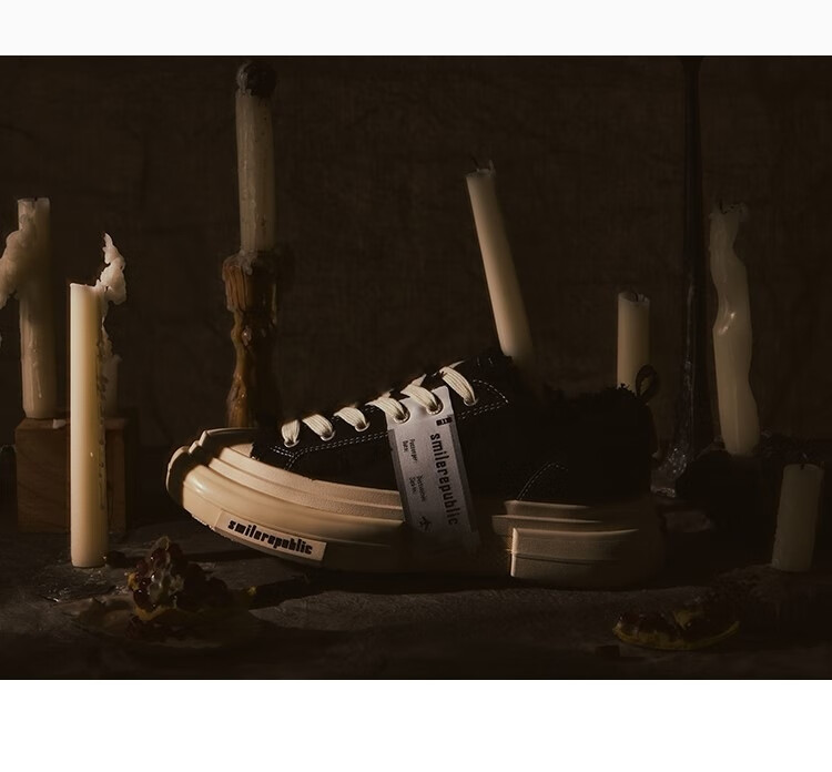 Smilerepublic [Xu Yiyang's Choice] 70S Classic Black/white Low-Top Canvas Shoes, Black, Size 38 3