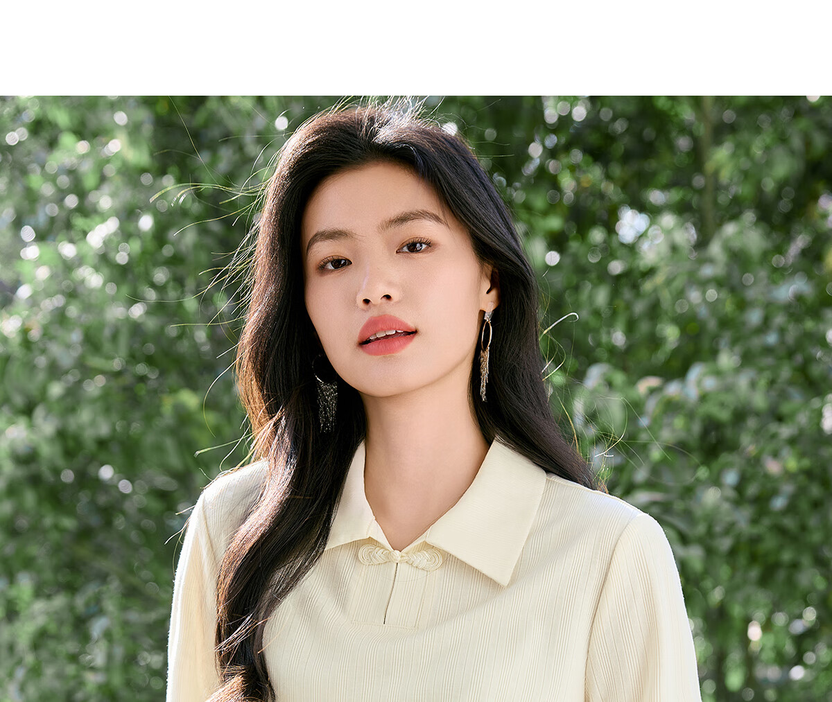 Taxiang Long-Sleeve T-Shirt for Women, New Chinese-Style Frog Button Collar Shirt Top, National Style Spring And Autumn Versatile POLO Shirt Women's T143C2029 9