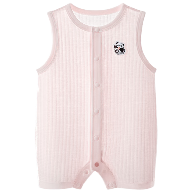Beitaisi Baby Clothes Summer Thin Breathable Sleeveless Onesie Pure Cotton Romper Pajamas for Boys And Girls