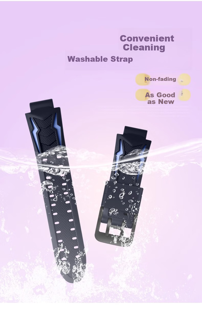 CHENSONG Compatible Silicone Watch Band for Xiaotiancailiao Smartwatch, Suitable for Xiaotiancailiao Z7A, Z11/N3/q1a/Q2A/D2/A/D3/Z6P/z9/z8/z7/Z6S/z6/z5A/pro 4