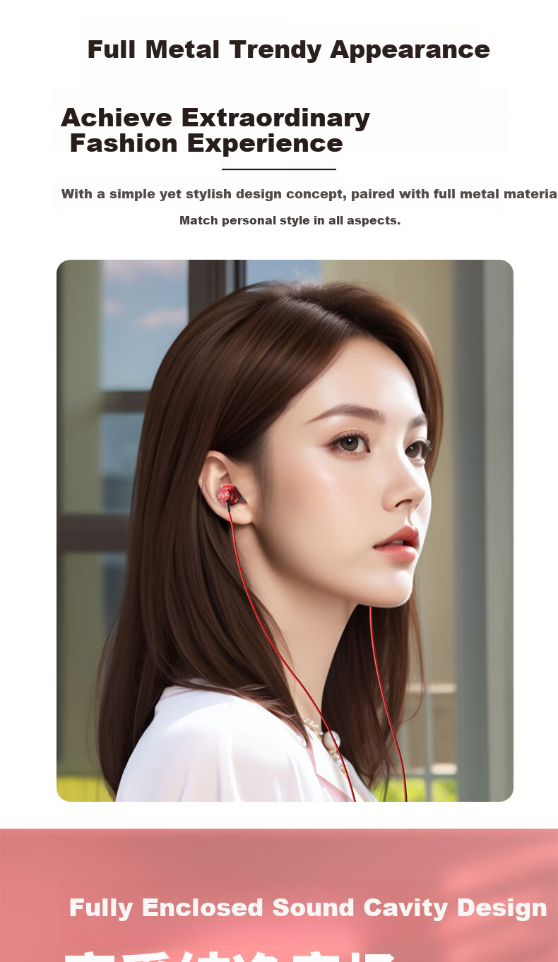 ISK K6S In-Ear Wired Monitoring Headphones for Mobile Phones And Computers, Sound Card Live Streaming Singing Recording Monitoring Headphones with High-Resolution High-Fidelity HIF Audio Quality for Listening to Music And Watching TV Shows In-Ear Headphones 2