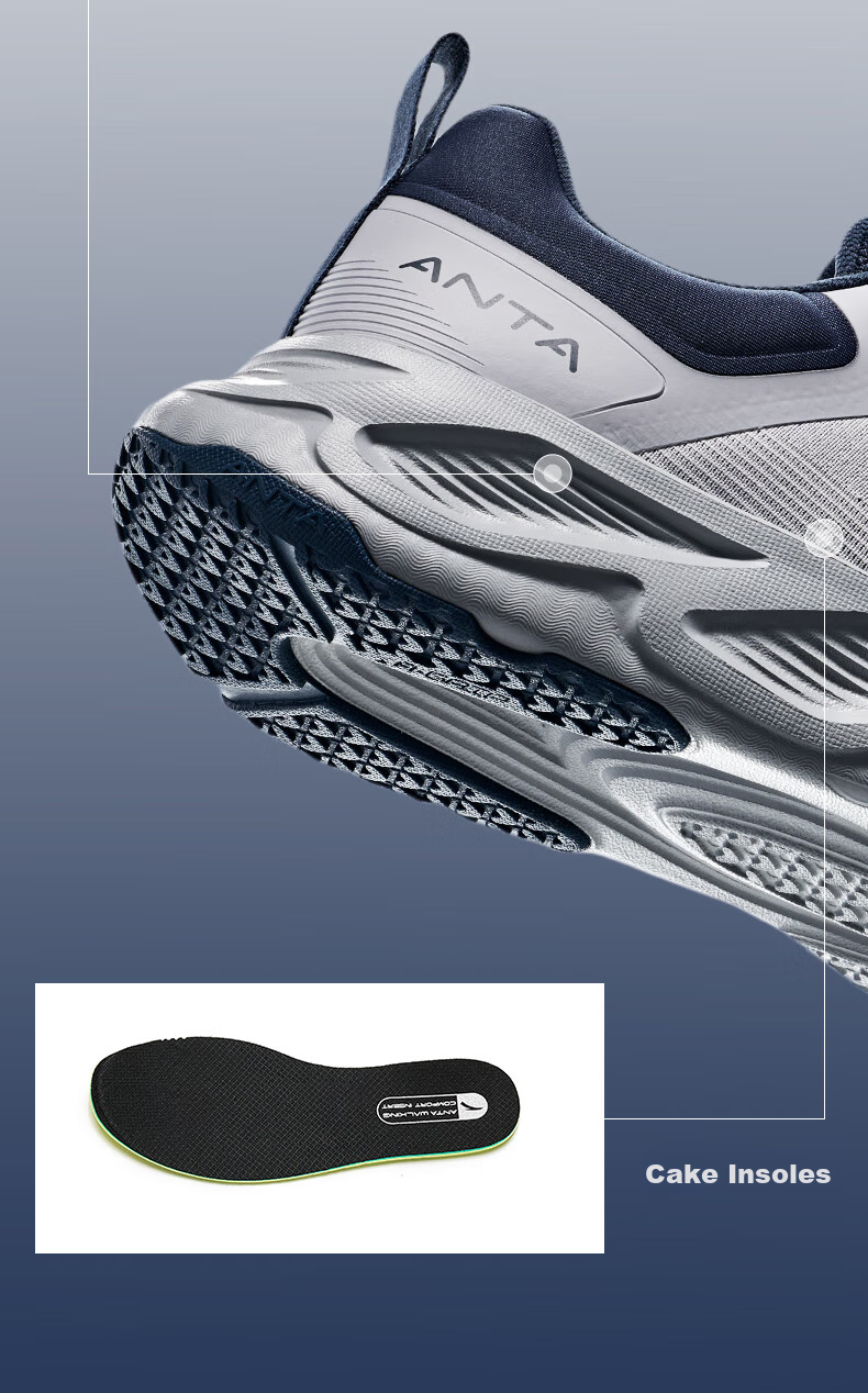 ANTA Shenxing 10 | Men's Lightweight Shock-Absorbing Training Shoes, New Winter Style, Wear-Resistant Non-Slip Sports Running Shoes, Fitness Commuting Shoes 18