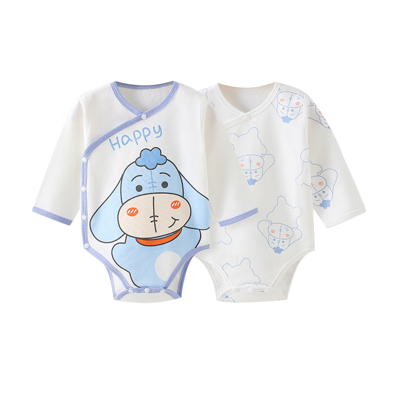 Disney Baby Clothes Onesie, Newborn Bodysuit, Full Moon Baby A-Class Pure Cotton Romper Pajamas for Spring And Autumn Seasons