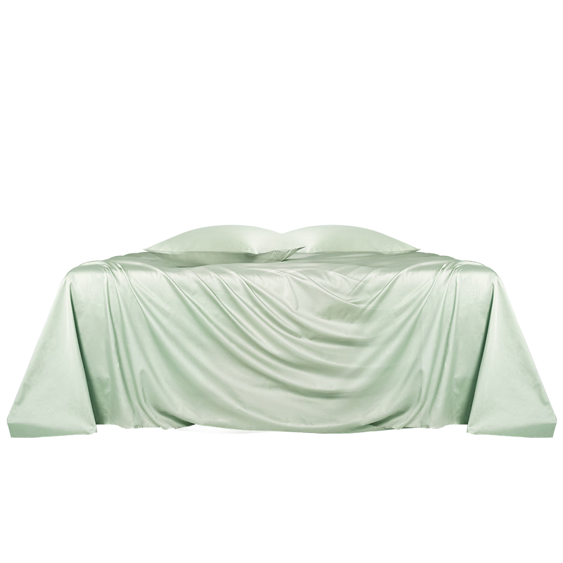 BEYOND Home Textiles, 60-Count Long-Staple Cotton Pure Cotton Bed Sheet, Single Piece Set, Green, 230*240cm, Jiaju Gua