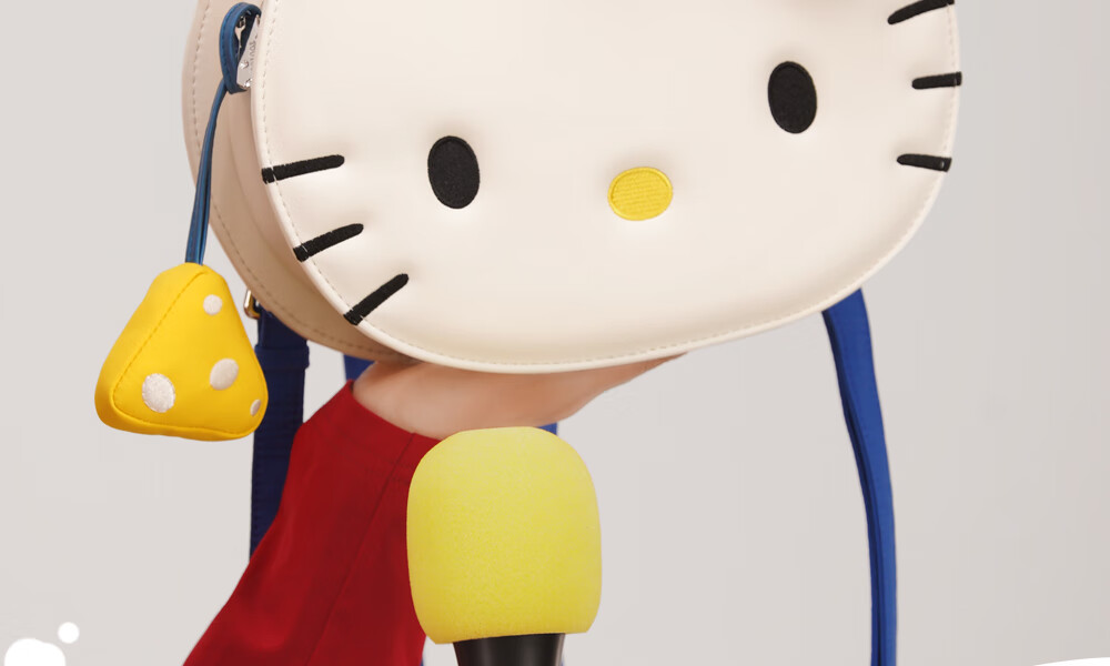 Toutou HelloKitty Underarm KT Cat Backpack for Girls, Best Friends' Outing, Middle And High School Students, Cute Birthday Gift 3