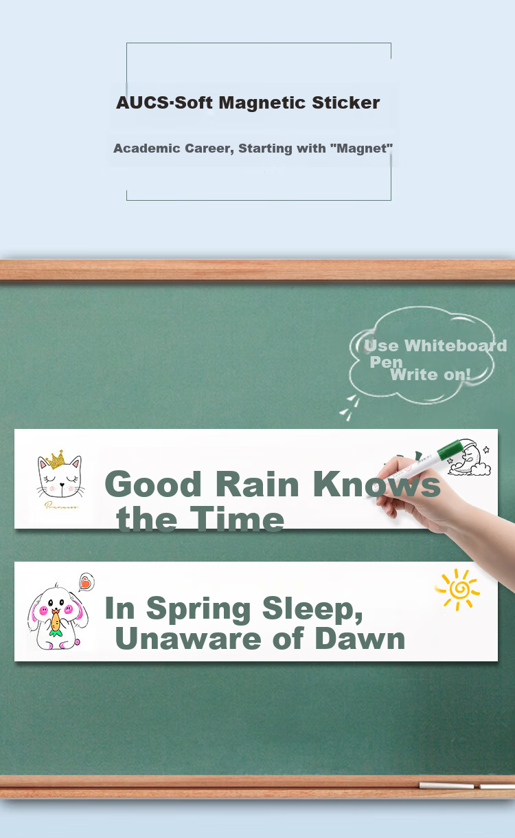 AUCS Soft Whiteboard Magnetic Wall Sticker Blackboard Sticker for Home Use, Whiteboard Pen Writing Sticker, Wall Fridge Magnet, Children's Magnetic Self-Adhesive Removable Non-Damaging Wall, 90*15cm White 2 Pieces 1
