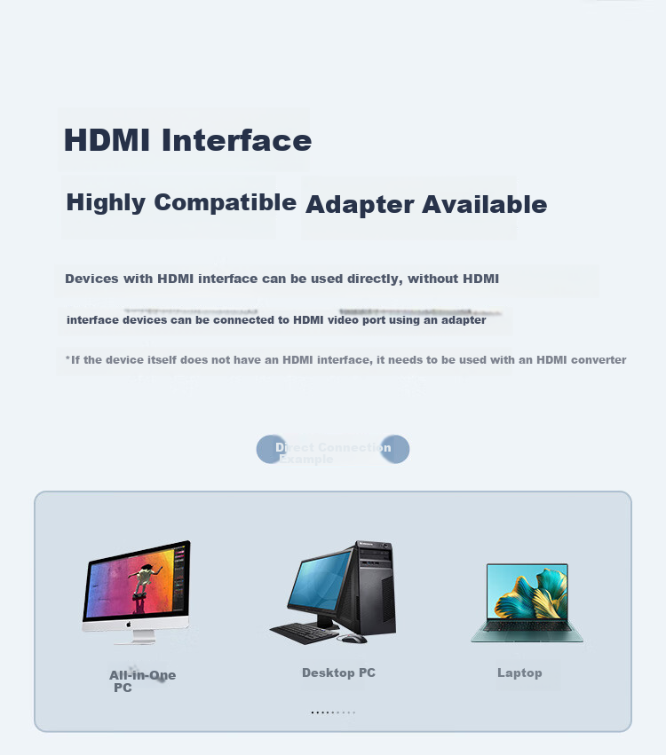 Hagibis Wireless Screen Mirroring Device, HDMI Point-To Screen Mirroring Receiver And Transmitter, Audio-Video HD Transmission, Suitable for Phones, Computers, TVs, Projectors, Monitors, Home Use, Meetings, And Office Work 6