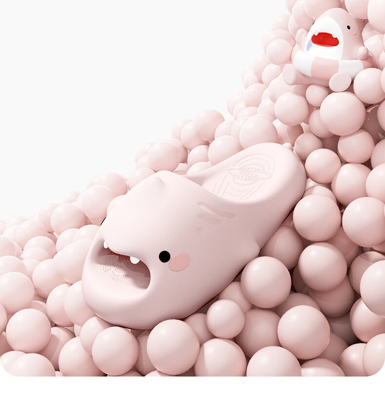 Chikoku New Cute Shark Slippers for Women, Summer Home Wear, Adorable Thick-Soled Non-Slip Couple's Shark Sandals for Men Summer 17