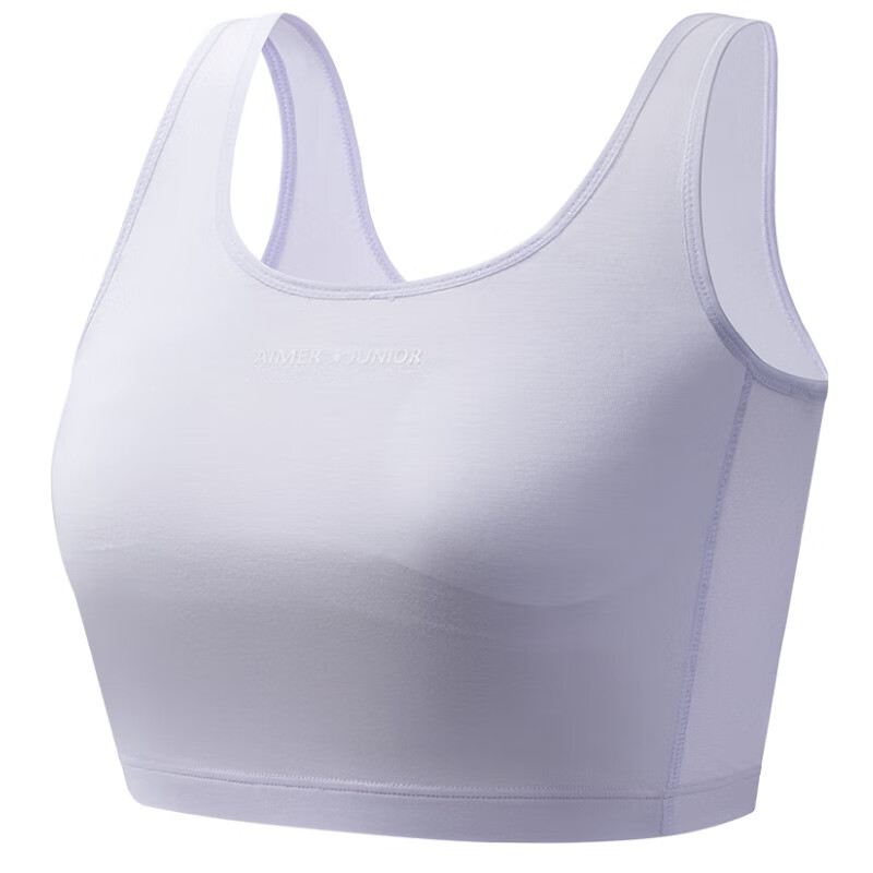 Aimer Junior Milk SkinÂź Girls' Training Bra Stage One Mid-Length Vest Stage One - Taro Sweet 150