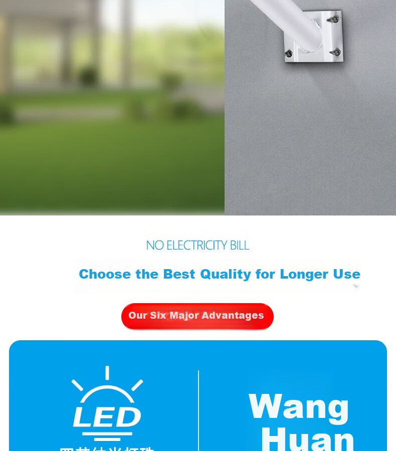 Xiangzhe Solar Street Light, Outdoor Lighting, Garden Light, New Rural Road Light, Home Use, Super Bright, 40000-W + Light Control 1