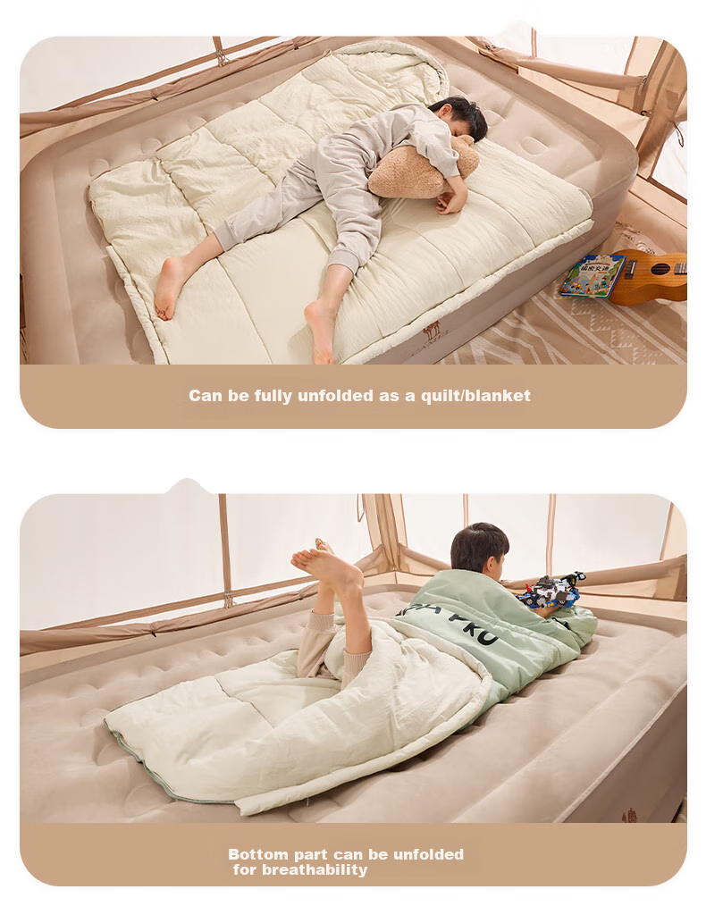 CAMEL Spring And Summer Lightweight Outdoor Camping Overnight Thickened Winter Cold-Resistant down Cotton Sleeping Bag 164BAF5643 Oatmeal Color 9