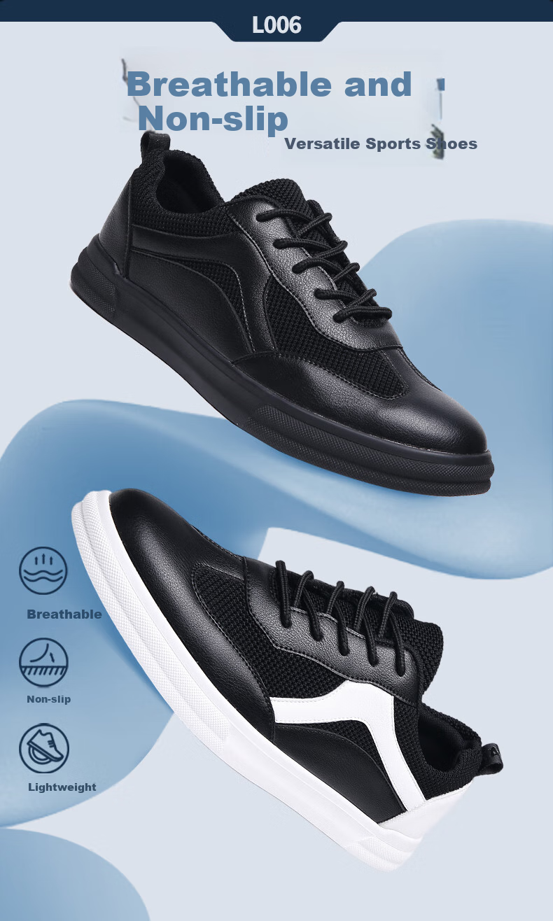 Chuwang Kitchen Non-Slip Oil-Resistant Work Shoes, Chef Casual Shoes, Breathable Summer Flyknit Mesh L006, Men's - Black, Size 42 2
