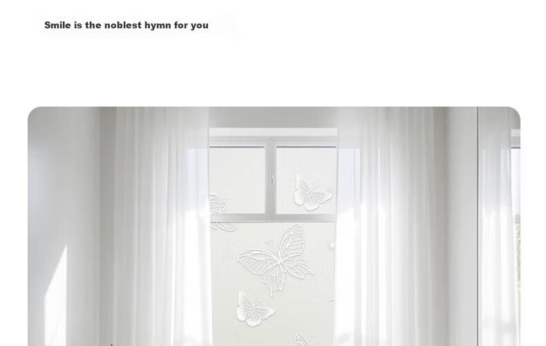 Zichen Window Static Cling Frosted Film, Light-Transmitting But Opaque Window Sticker, Glass Decal, Bathroom Privacy Film 42