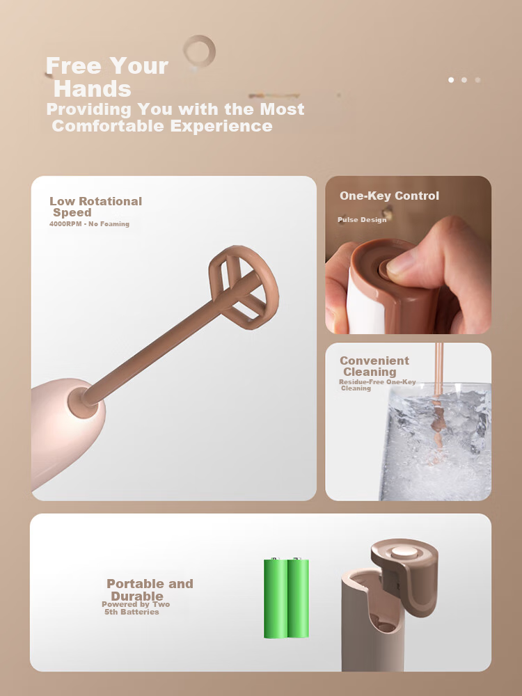 COOKSS Electric Milk Powder Stirrer for Babies, Anti-Caking Milk Powder Mixer, Stirring Rod, Blender, Mixing Stick, White 3