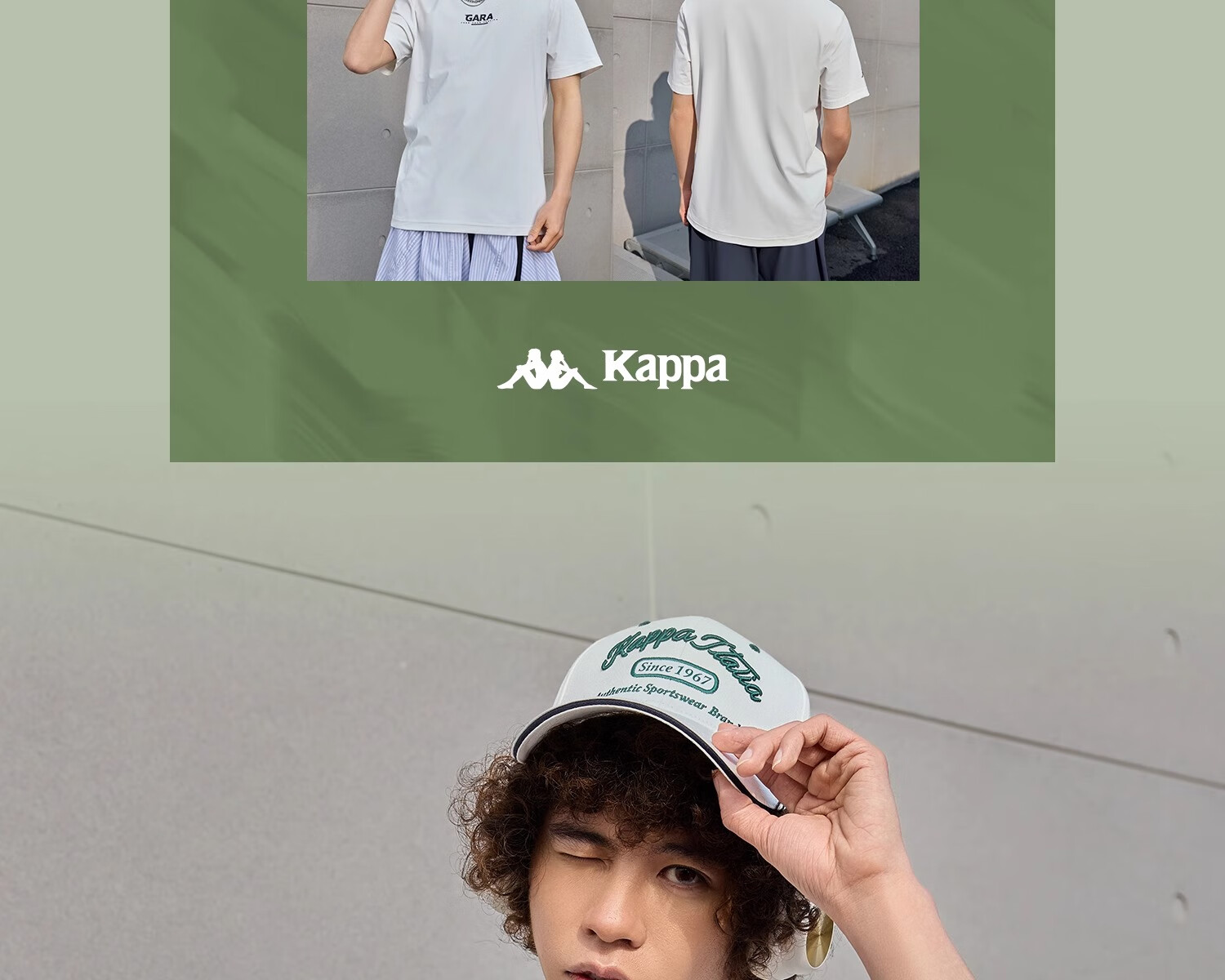 Kappa Back-to-Back Summer 2026 New Sunscreen Sports Short Sleeve T-Shirt Men Cool Breathable Top K0F32TD70D 23