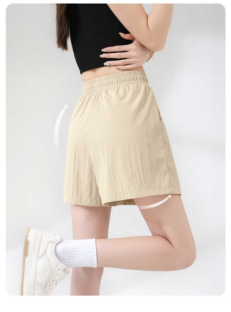 MJ STYLE Yamamoto Women's Shorts 2026 Summer New A-Line Loose Slim Cooling Comfortable Versatile Bermuda Shorts 1
